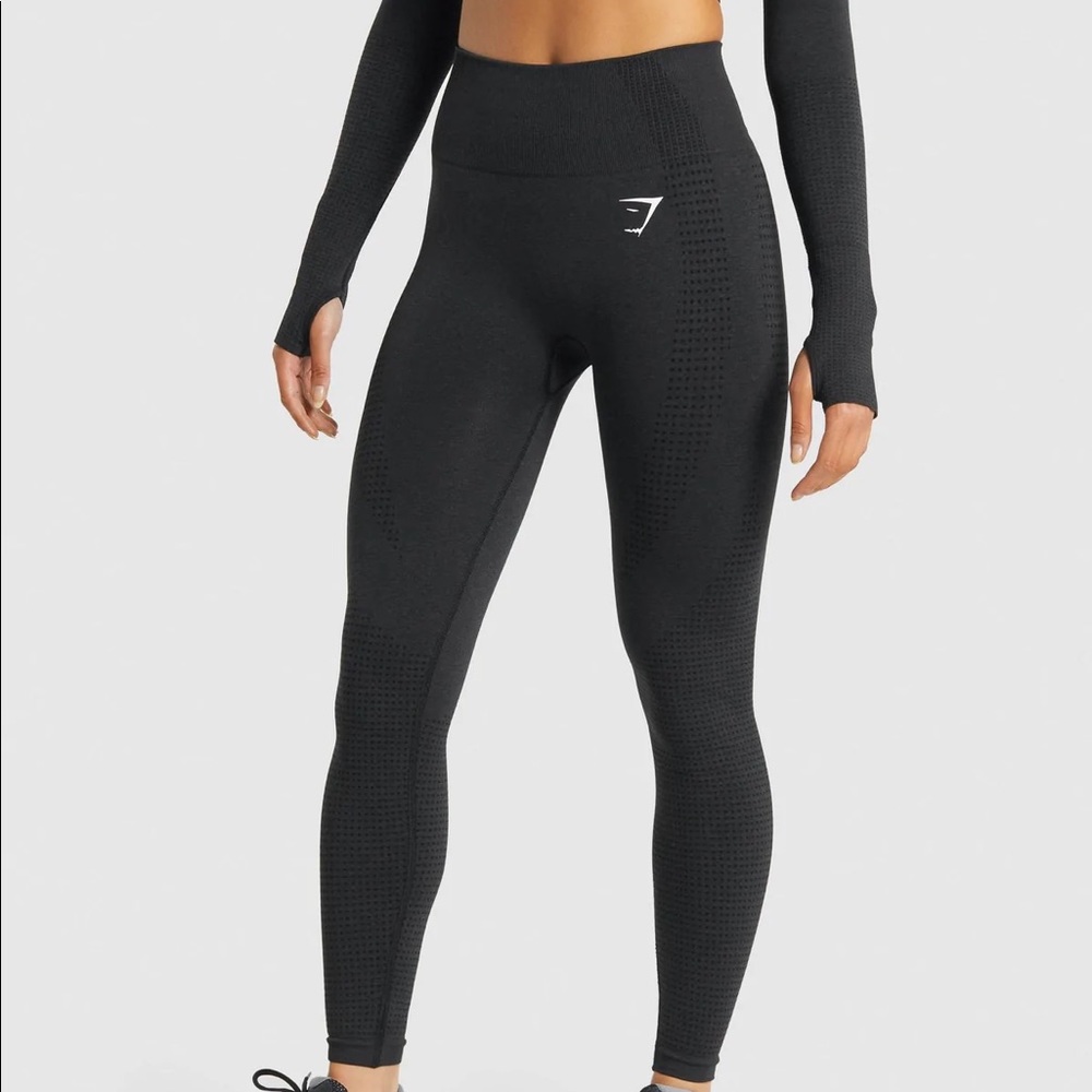 VITAL SEAMLESS 2.0 LEGGINGS - Black Marl